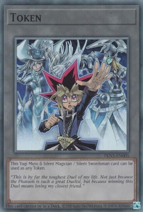 Token Yugi Muto and Silent Magician and Silent Swordsman (TKN5-EN005) [LEDE]