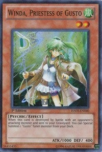 Winda Priestess of Gusto (HA05-EN040) [HA05]