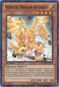 Hieratic Dragon of Gebeb (GAOV-EN019) [GAOV]