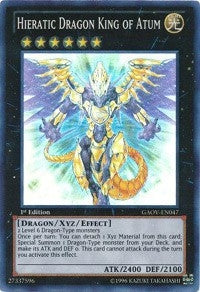 Hieratic Dragon King of Atum (GAOV-EN047) [GAOV]