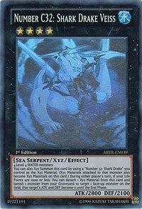 Number C32 Shark Drake Veiss Ghost Rare (ABYR-EN039) [ABYR]