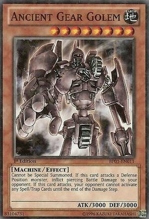 Ancient Gear Golem Starfoil (BP01-EN011) [BP01]