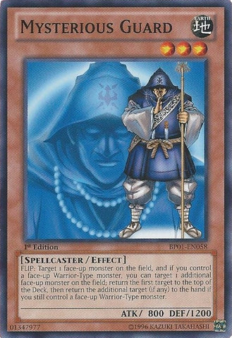 Mysterious Guard Starfoil (BP01-EN058) [BP01]