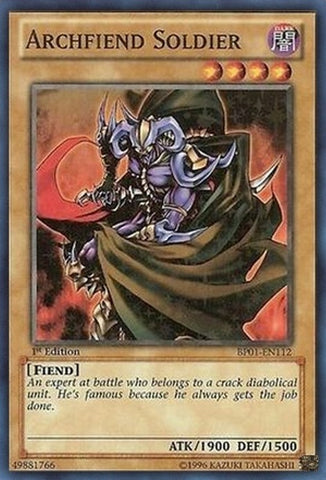 Archfiend Soldier Starfoil (BP01-EN112) [BP01]