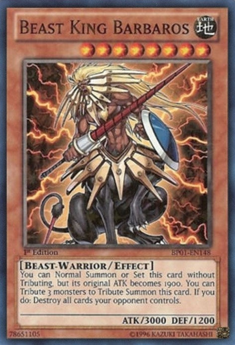 Beast King Barbaros Starfoil (BP01-EN148) [BP01]