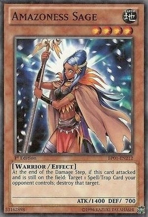 Amazoness Sage Starfoil (BP01-EN212) [BP01]