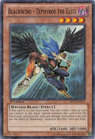 Blackwing Zephyros the Elite Starfoil (BP01-EN215) [BP01]