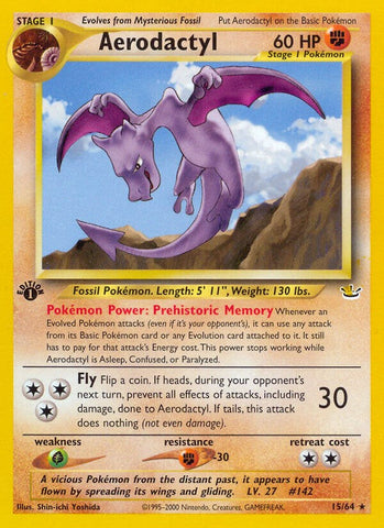 Aerodactyl (15/64) [Neo Revelation Unlimited]