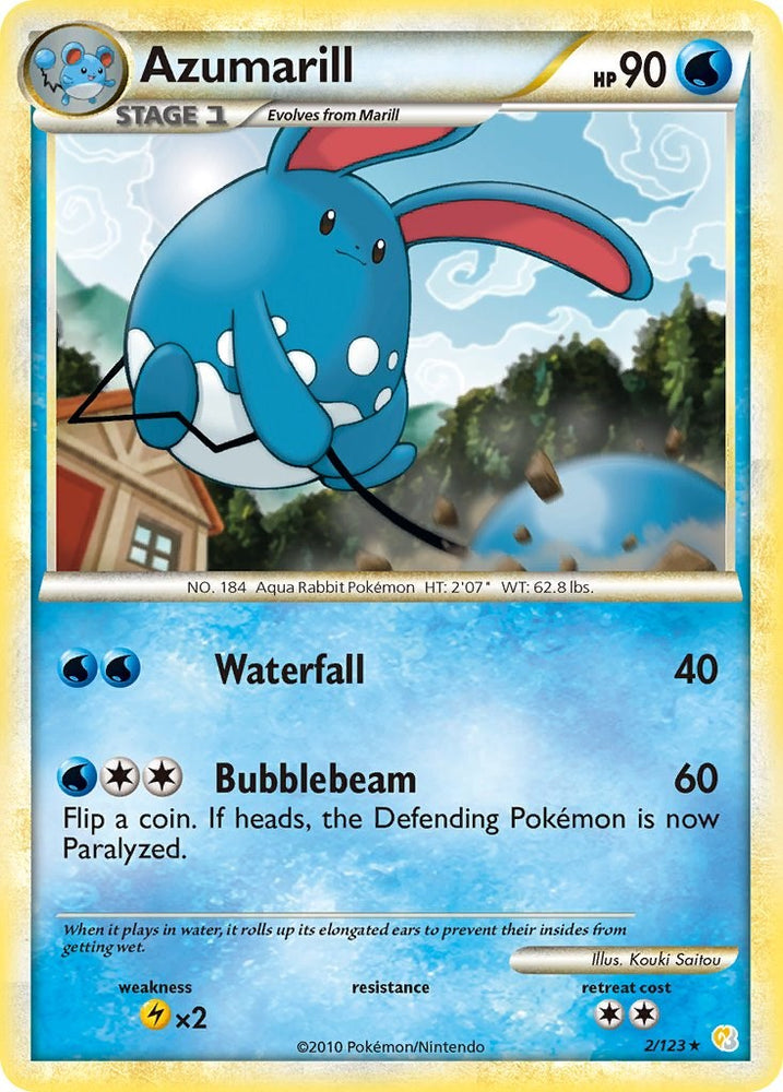 Azumarill (2/123) [HeartGold & SoulSilver: Base Set]