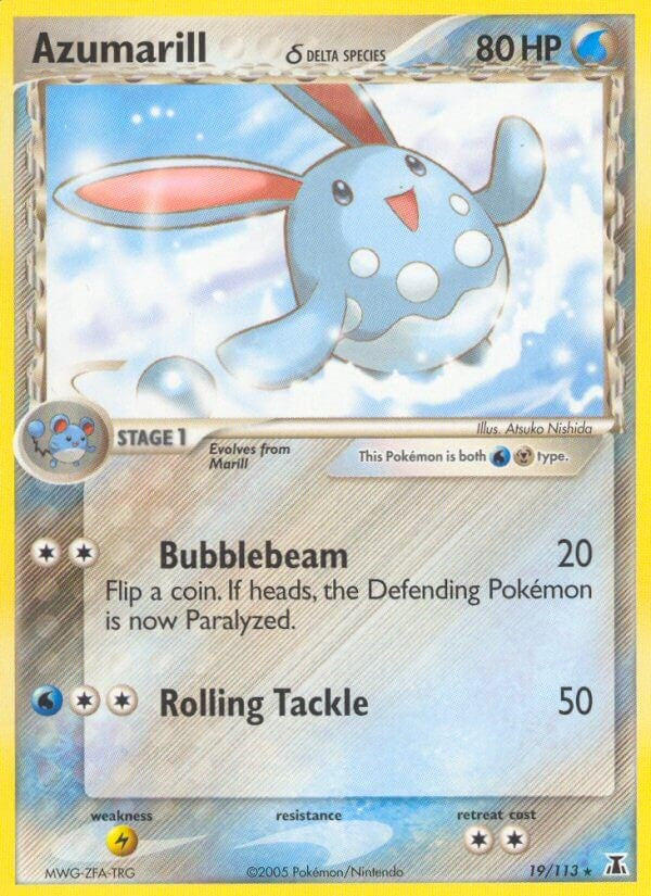 Azumarill (19/113) (Delta Species) (Stamped) [EX: Delta Species]