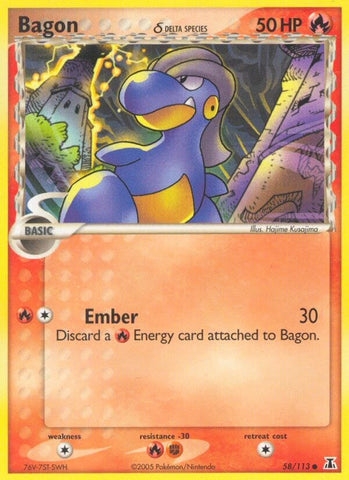 Bagon (58/113) (Delta Species) (Stamped) [EX: Delta Species]