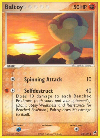 Baltoy (53/107) (Stamped) [EX: Deoxys]