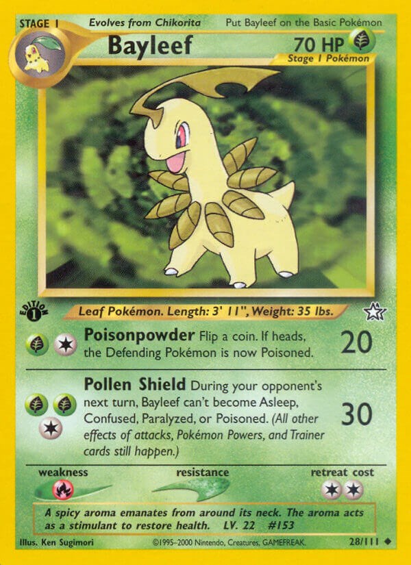 Bayleef (28/111) [Neo Genesis Unlimited]