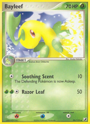 Bayleef (35/115) (Stamped) [EX: Unseen Forces]