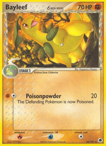 Bayleef (26/101) (Delta Species) (Stamped) [EX: Dragon Frontiers]