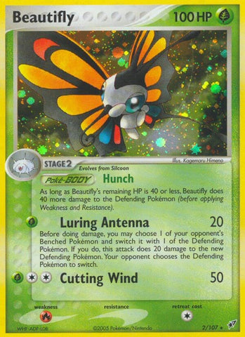 Beautifly (2/107) (Stamped) [EX: Deoxys]