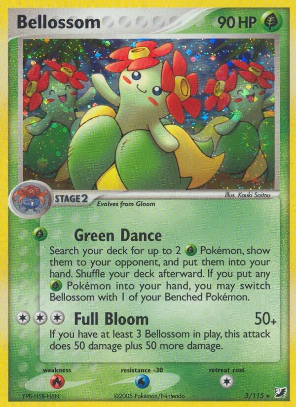 Bellossom (3/115) (Stamped) [EX: Unseen Forces]