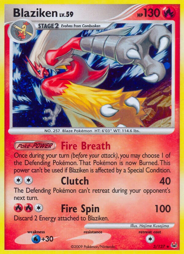 Blaziken (3/127) [Platinum: Base Set]