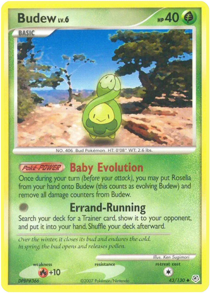 Budew (43/130) [Diamond & Pearl: Base Set]