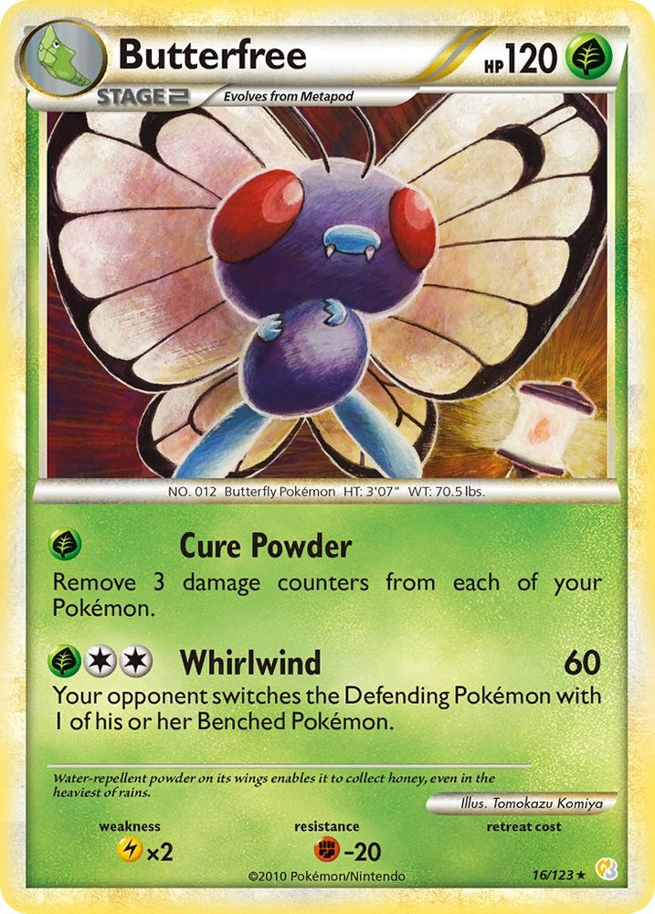 Butterfree (16/123) [HeartGold & SoulSilver: Base Set]