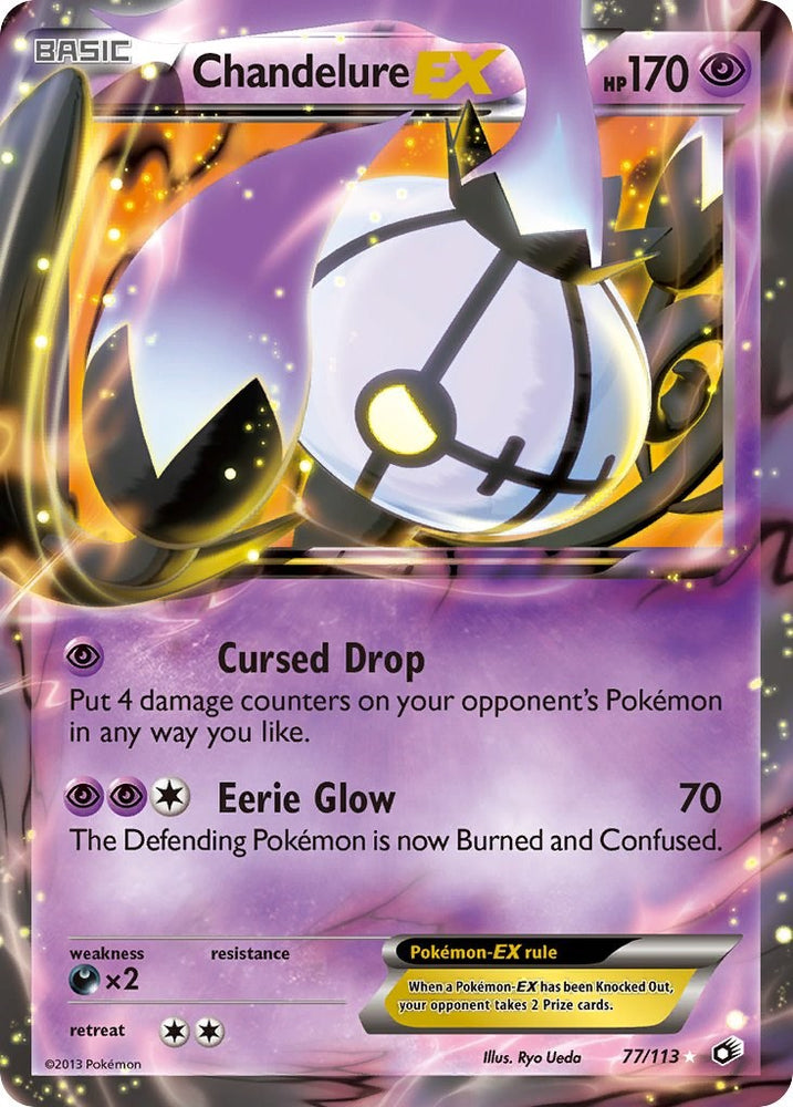 Chandelure EX (77/113) [Black & White: Legendary Treasures]