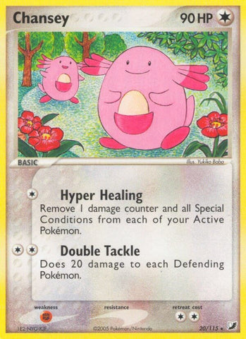 Chansey (20/115) (Stamped) [EX: Unseen Forces]