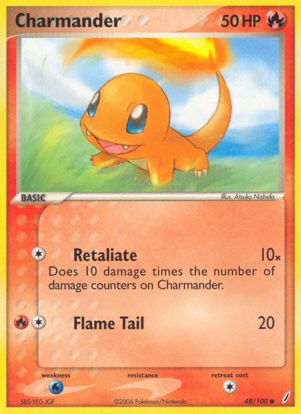 Charmander (48/100) (Stamped) [EX: Crystal Guardians]