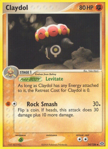 Claydol (24/106) (Stamped) [EX: Emerald]