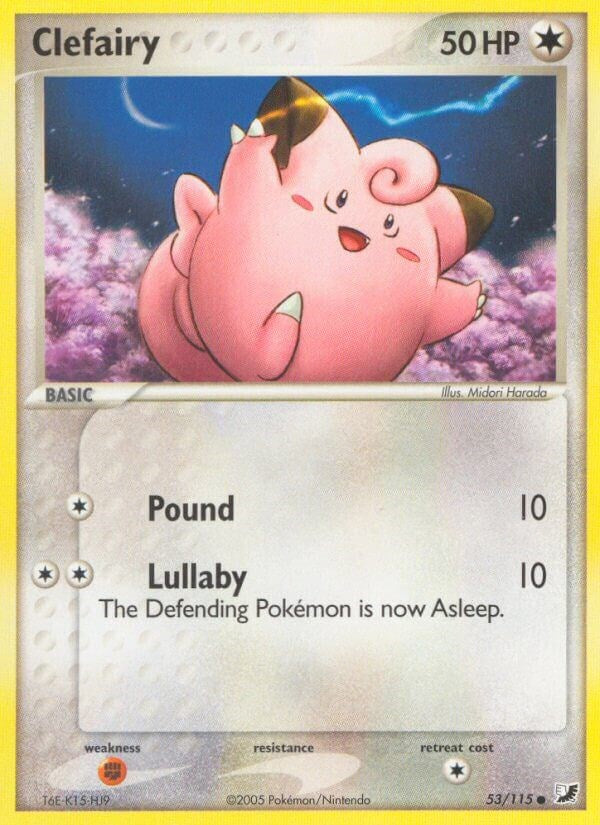 Clefairy (53/115) (Stamped) [EX: Unseen Forces]