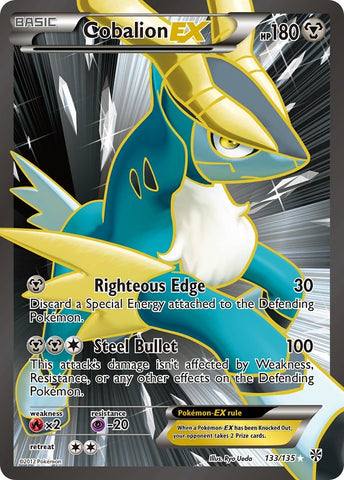 Cobalion EX (133/135) [Black & White: Plasma Storm]