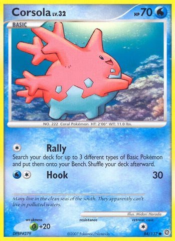 Corsola (84/132) [Diamond & Pearl: Secret Wonders]