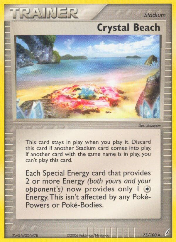 Crystal Beach (75/100) (Stamped) [EX: Crystal Guardians]