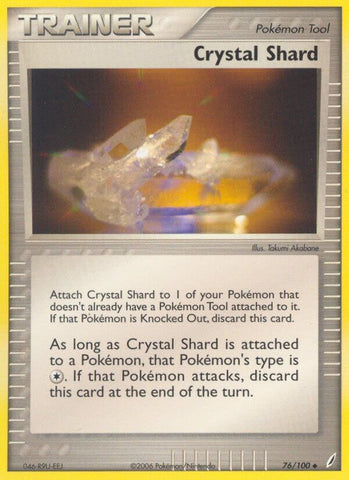 Crystal Shard (76/100) (Stamped) [EX: Crystal Guardians]