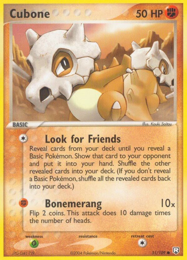 Cubone (51/109) (Stamped) [EX: Team Rocket Returns]