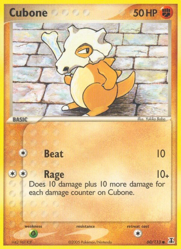 Cubone (60/113) (Stamped) [EX: Delta Species]