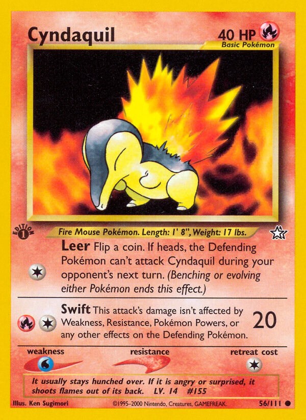 Cyndaquil (56/111) [Neo Genesis Unlimited]