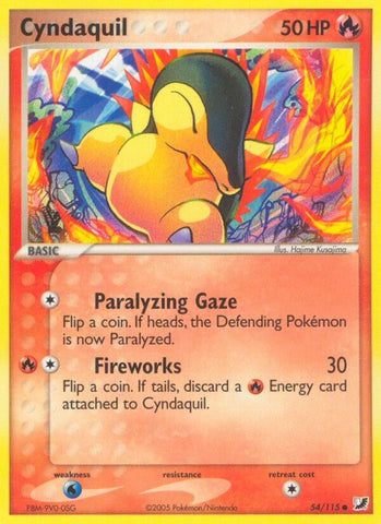 Cyndaquil (54/115) (Stamped) [EX: Unseen Forces]