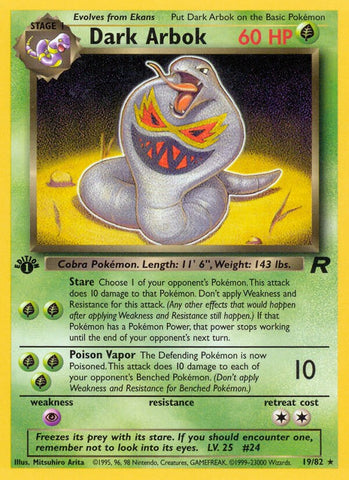 Dark Arbok (19/82) [Team Rocket Unlimited]