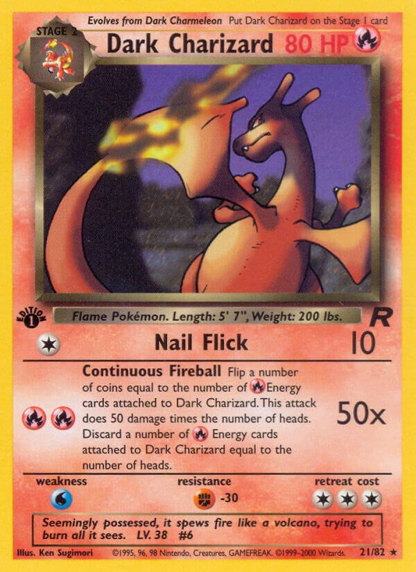 Dark Charizard (21/82) [Team Rocket Unlimited]