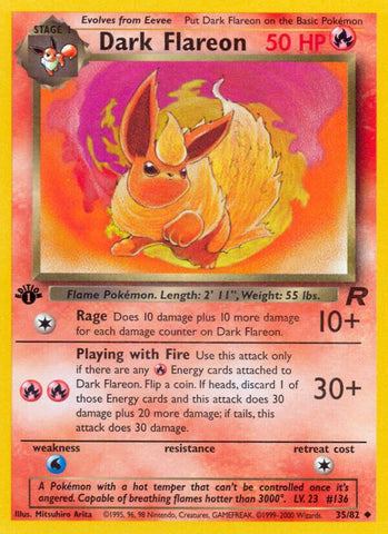 Dark Flareon (35/82) [Team Rocket Unlimited]