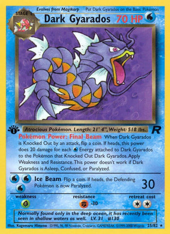 Dark Gyarados (25/82) [Team Rocket Unlimited]