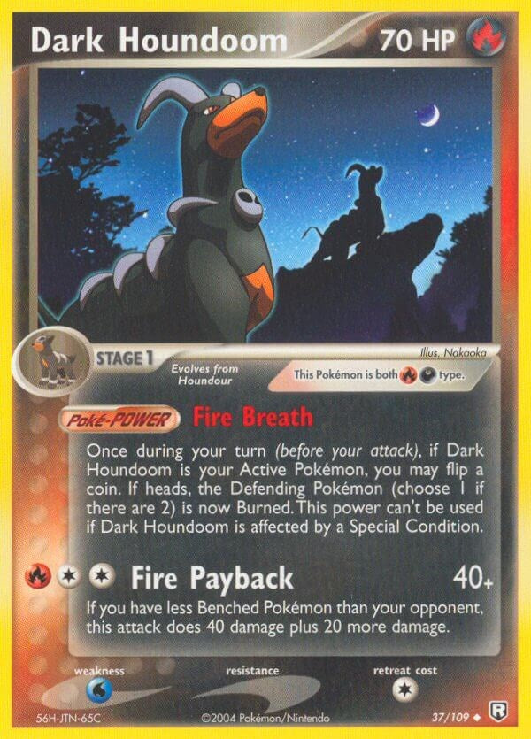 Dark Houndoom (37/109) (Stamped) [EX: Team Rocket Returns]