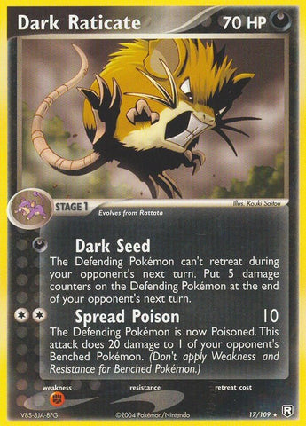 Dark Raticate (17/109) (Stamped) [EX: Team Rocket Returns]