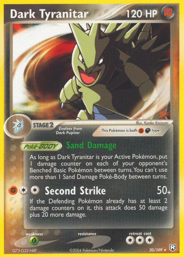 Dark Tyranitar (20/109) (Stamped) [EX: Team Rocket Returns]