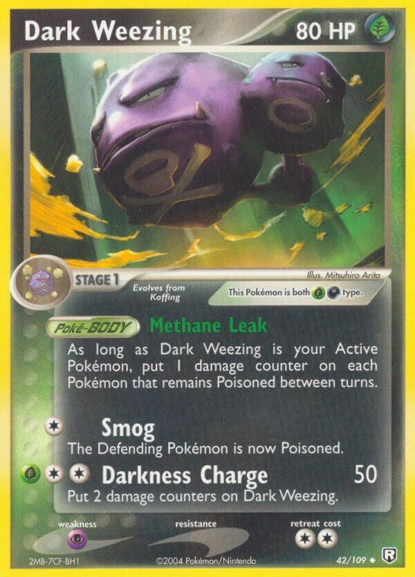 Dark Weezing (42/109) (Stamped) [EX: Team Rocket Returns]