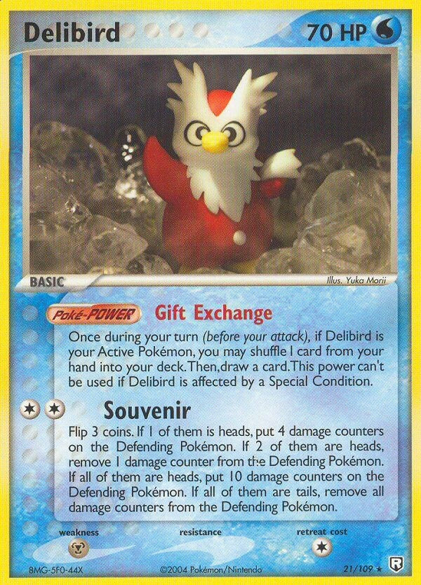 Delibird (21/109) (Stamped) [EX: Team Rocket Returns]