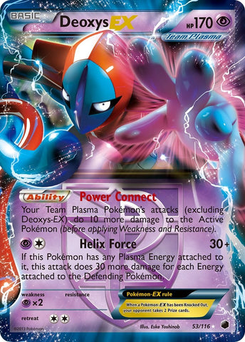 Deoxys EX (53/116) [Black & White: Plasma Freeze]