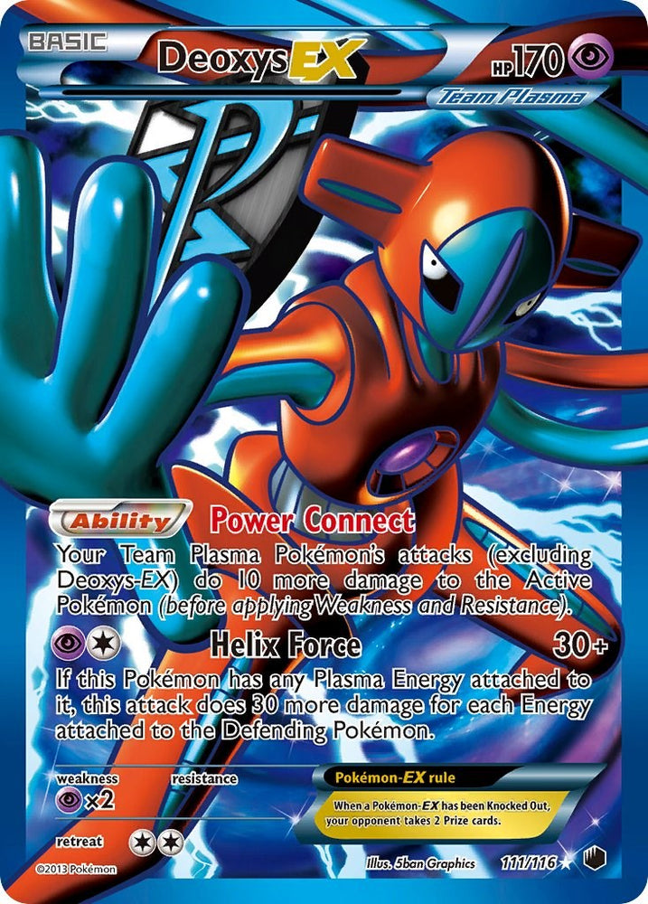 Deoxys EX (111/116) [Black & White: Plasma Freeze]