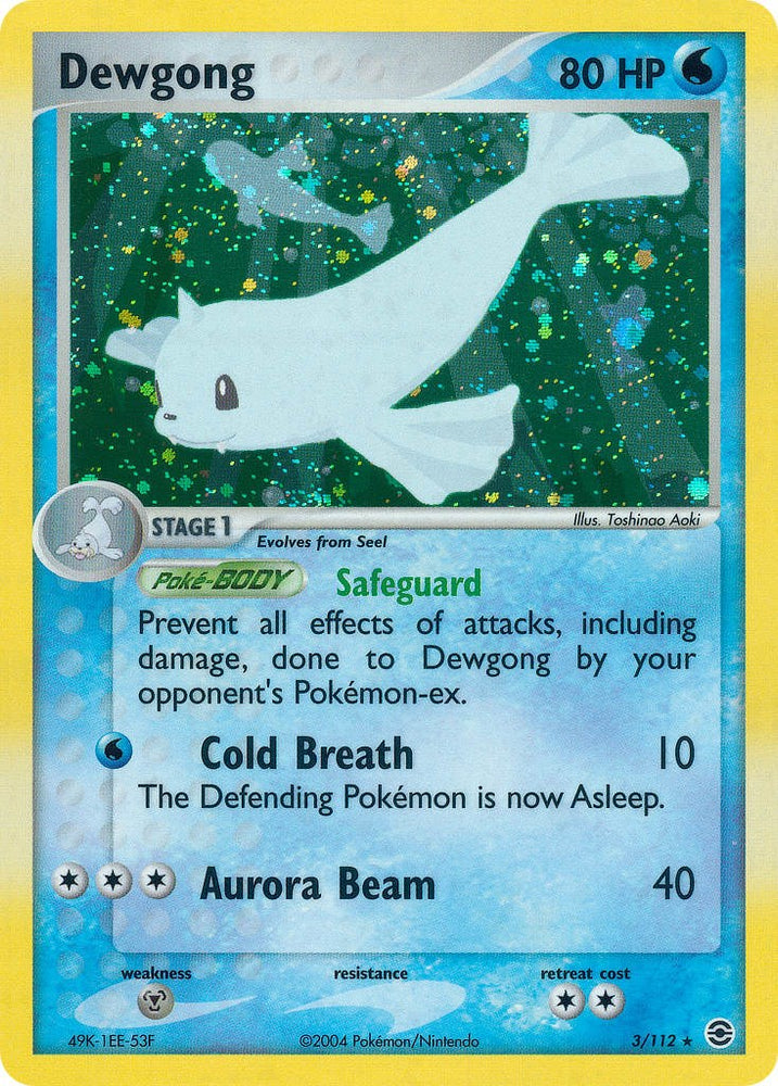 Dewgong (3/112) [EX: FireRed & LeafGreen]