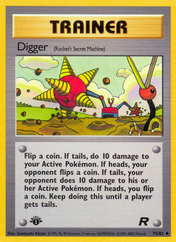 Digger (75/82) [Team Rocket Unlimited]